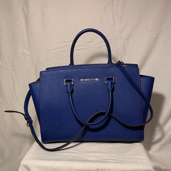 Michael Kors Cobalt Blue Handbag - Picture 1 of 3